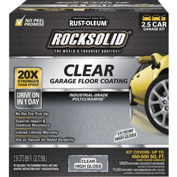 Rust-Oleum 1gal Clear RockSolid Polycuramine Top Coat