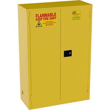 Jamco 18" x 43" x 65" Yellow Flammable Liquid Storage Safety Cabinet w/Manual Close Door