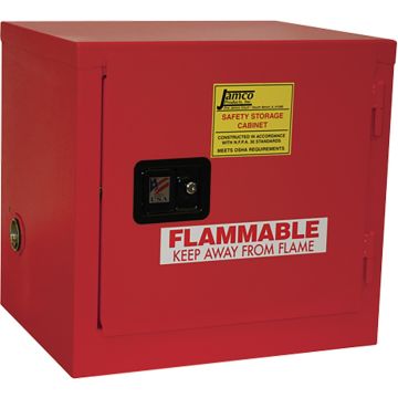 Jamco 18" x 23" x 22" Red Paints & Inks Storage Safety Cabinet w/Self Closing Door