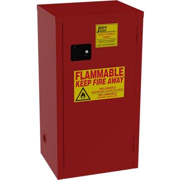 Jamco 18" x 23" x 44" Red Paints & Inks Storage Safety Cabinet w/Self Closing Door