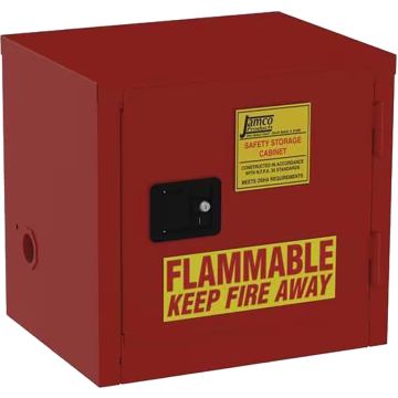 Jamco 18" x 23" x 22" Red Paints & Inks Storage Safety Cabinet w/Manual Close Door