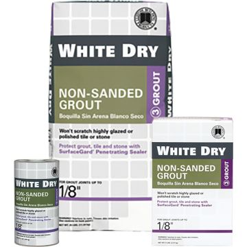 Custom White Dry Non-Sanded Grout