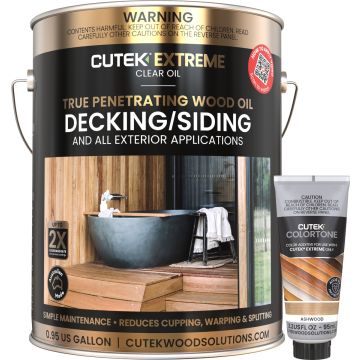 CUTEK 1gal Single Strength Ashwood Extreme High Performance Oil-Based Wood Stabilizer