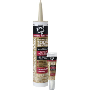 DAP 10.1oz Silicone Max Kitchen & Bath Sealants