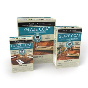 Famowood Clear Glaze Coat High Build Epoxy Coating Two Part Kit