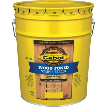 Cabot 5gal Natural Wood-Toned Deck & Siding Stain (High Performance)