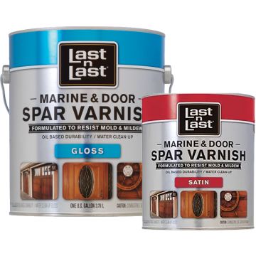 Last n Last Marine & Door Waterborne Spar Varnishes