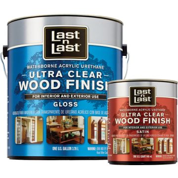 Last n Last Ultra Clear Waterborne Wood Finishes