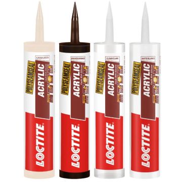 Loctite 10oz Polyseamseal Acrylic Caulks w/ Silicone