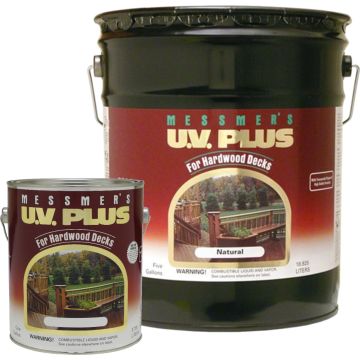 Messmers UV Plus Transparent Stain for Hardwood Decks