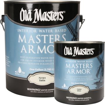 Old Masters Masters Armor Interior Water-Based Finishes