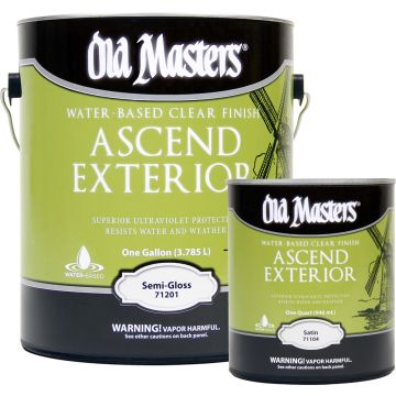 Old Masters Ascend Exterior Water-Based Clear Finishes