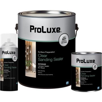 ProLuxe Clear Interior Sanding Sealer Brushing Lacquers