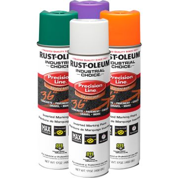 Rust-Oleum Industrial Choice Solvent-Based Inverted Marking Spray Paints