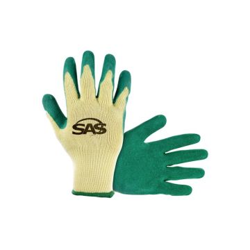 SAS Cotton/Polyester Knit w/Latex Coated Palm Gloves