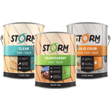 Storm One Gallon Stains Sealers and Finishes