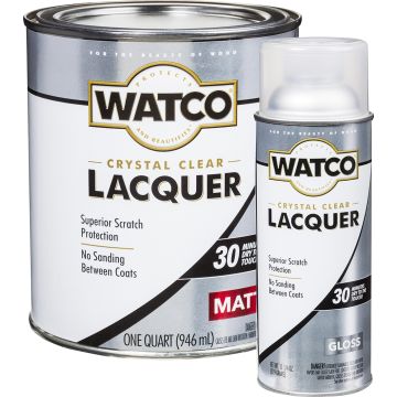 Watco Clear Lacquer Wood Finishes