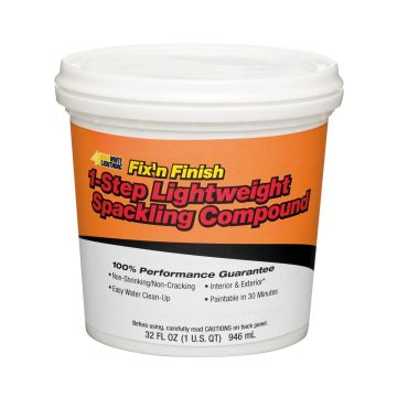 White Lightning One Step Lightweight Spackling