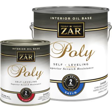 Zar Poly Self-Leveling Interior Oil-Based Polyurethanes