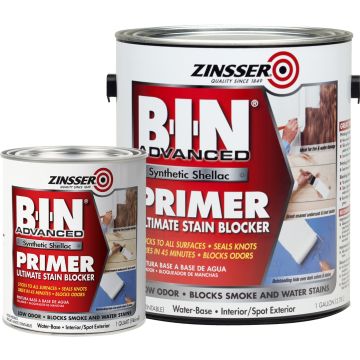 Zinsser Advanced Synthetic Shellac Stain & Odor Blocking Primers