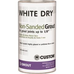 Custom 1lb White Dry Non-Sanded Grout