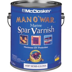 McCloskey 1gal Semi-Gloss Man-O-War Spar Varnish (Low Odor)