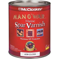 McCloskey 1Qt Gloss Man-O-War Spar Varnish (Low Odor)