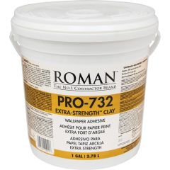 Roman PRO-732 1gal Extra Strength Clay Base Wallpaper Adhesive