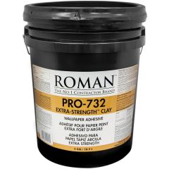Roman PRO-732 5gal Extra Strength Clay Base Wallpaper Adhesive