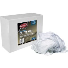 Dynamic #5 4Lb Box New White Cotton Knit Wiping Cloth