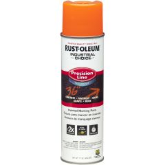 Rust-Oleum 17oz Fluorescent Orange Industrial Choice Water-Based Inverted Marking Spray Paint