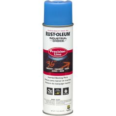 Rust-Oleum 17oz Fluorescent Blue Industrial Choice Water-Based Inverted Marking Spray Paint