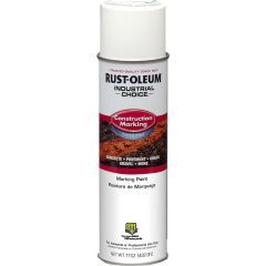 Rust-Oleum 17oz White Industrial Choice Water-Based Inverted Construction Spray Paint