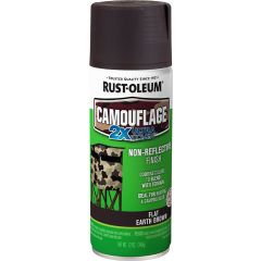 Rust-Oleum 12oz 2X Earth Brown Camouflage Specialty Spray Paint