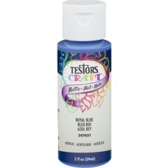Testors Craft 2oz Royal Blue Matte Acrylic Paint