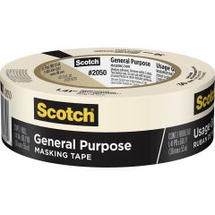3M 1.41" x 60yd (36mm) Scotch General Purpose Masking Tape