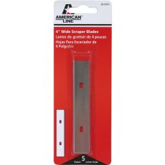 American Line 4" Wide Blade Scraper Blades (5pk)
