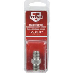 Titan 1/4" Male NPT to 1/4" Male NPT Airless Hose Coupling