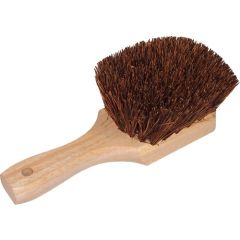 DQB 8" Palmyra Utility/Pot Scrub Brush Wood Handle