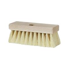 DQB 7" x 2" Trim White Tampico Roof Brush w/Threaded Hole