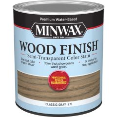 Minwax Qt Classic Gray Wood Finish Water-Based Semi-Transparent Color Stain