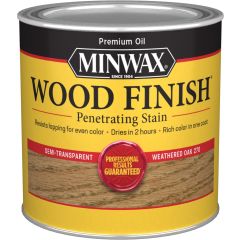 Minwax .5Pt Weathered Oak 270 Semi-Transparent Stain (High Performance)