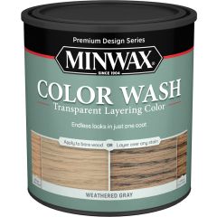 Minwax 1Qt Weathered Gray Color Wash Transparent Layering Color