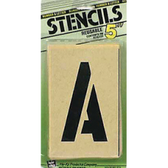 Hy-Ko 5" Number Letter & Symbol Stencils