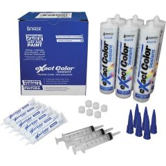 Sashco Exact Color Caulk Contractor Pk - 6 Cartridges 3 Syringes 6 Activator
