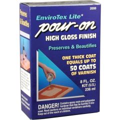ETI 8oz High Gloss Envirotex Lite Polymer Coating Two Part Kit