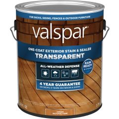 Valspar 1gal Cedar Naturaltone One-Coat Transparent Stain & Sealer