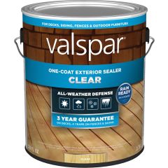 Valspar 1gal Clear One-Coat Clear Exterior Sealer