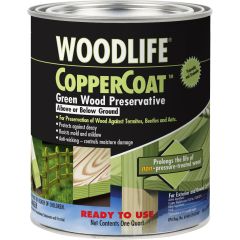 Woodlife 1qt Green Copper Coat Exterior Above/Below Ground Wood Preservative