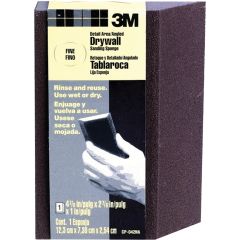3M 2-7/8" x 4-7/8" x 1" Fine Sigle Angle Drywall Sanding Sponge
